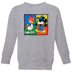 Disney Mickey And Donald Clothes Swap Kids' Sweatshirt - Grey