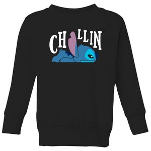 Disney Lilo And Stitch Chillin Kinder Sweatshirt - Schwarz