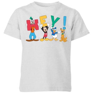 Disney Mickey Mouse Hey! kinder t-shirt - Grijs