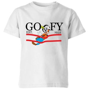 Disney Goofy By Nature kinder t-shirt - Wit