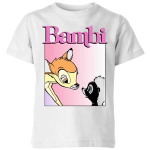 Disney Bambi Nice To Meet You Kinder T-Shirt - Weiß
