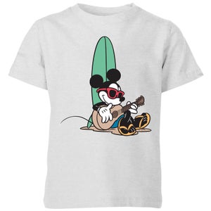 Disney Mickey Mouse Surf And Chill Kids' T-Shirt - Grey