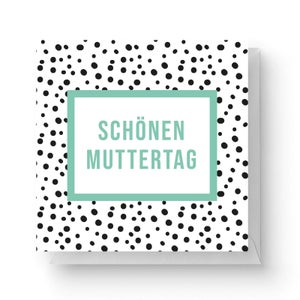 Schönen Muttertag Square Greetings Card (14.8cm x 14.8cm)