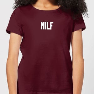MILF Women's T-Shirt - Burgundy