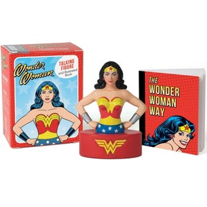 Wonder Woman-Mini-Set mit sprechender Figur und illustriertem Buch
