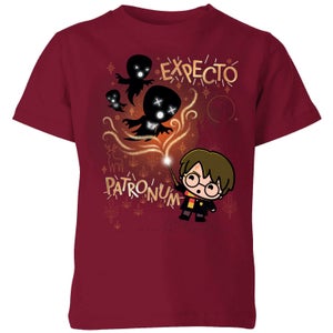 T-Shirt Harry Potter Kids Expecto Patronum - Burgundy - Bambini