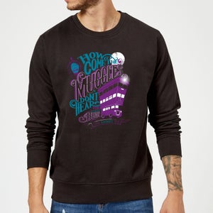 Harry Potter Knight Bus Sweatshirt - Black