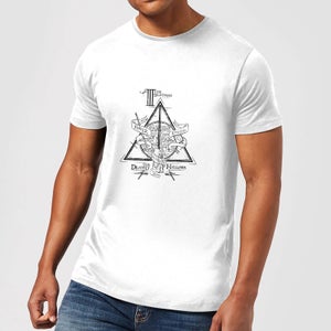 T-Shirt Harry Potter Three Dragons White - Bianco - Uomo