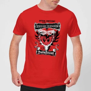 Harry Potter Triwizard Tournament Durmstrang Men's T-Shirt - Red