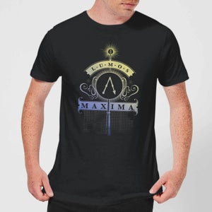 Harry Potter Lumos Maxima t-shirt - Zwart