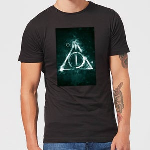 Harry Potter Hallows Painted Men's T-Shirt - Black