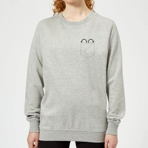 Harry Potter Harry Potter Pocket Glasses Women's Sweatshirt - Grey