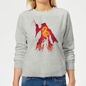 Harry Potter Dumbledore Voldemort Women's Sweatshirt - Grey