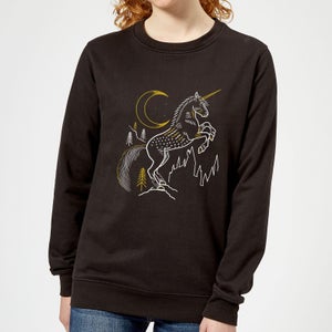 Harry Potter Unicorn dames trui - Zwart