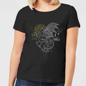 Harry Potter Thestral dames t-shirt - Zwart