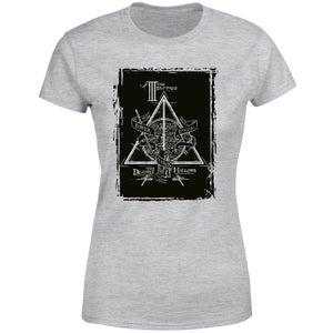 Camiseta Tres hermanos de Harry Potter para mujer - Gris
