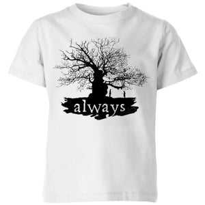 Camiseta Always Tree para niño de Harry Potter - Blanco