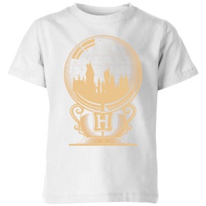 Harry Potter Hogwarts Snowglobe Kids' T-Shirt - White