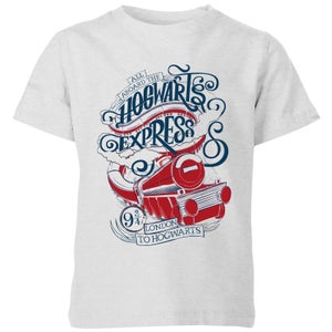 Harry Potter Hogwarts Express kinder t-shirt - Grijs