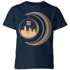 Harry Potter Globe Moon kinder t-shirt - Navy