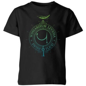 Harry Potter Wingardium Leviosa kinder t-shirt - Zwart