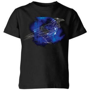Harry Potter Ravenclaw Geometric Kids' T-Shirt - Black