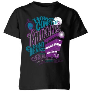 Harry Potter Knight Bus kinder t-shirt - Zwart