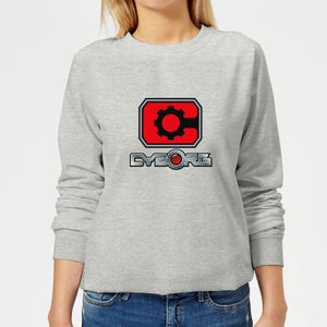 Justice League Cyborg Logo Women's Sweatshirt - Grey
