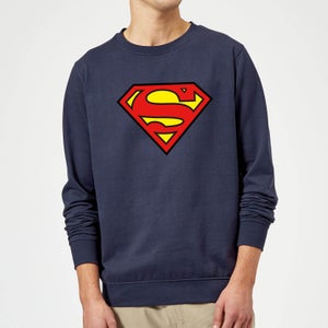 Justice League Superman Logo Sweatshirt - Navy