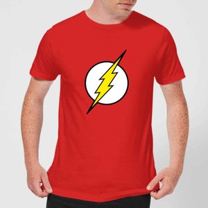 Justice League Flash Logo Men's T-Shirt - Red