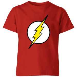Camiseta para niño Justice League Flash Logo - Rojo