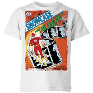 Justice League Showcase Presenting The Flash Cover Kids' T-Shirt - White