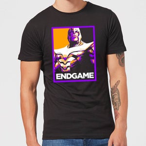 Avengers: Endgame Thanos Poster heren t-shirt - Zwart
