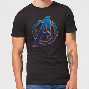 Avengers Endgame Heroic Logo Herren T-Shirt - Schwarz