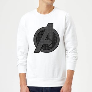 Sweat-shirt Avengers Endgame Iconic Logo Homme - Blanc