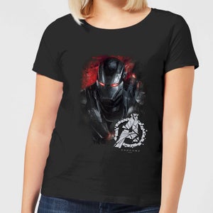 Avengers Endgame War Machine Brushed Women's T-Shirt - Black