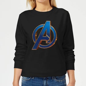 Avengers Endgame Heroic Logo Damen Sweatshirt - Schwarz