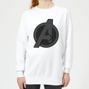 Sweat-shirt Avengers Endgame Iconic Logo - Femme - Blanc