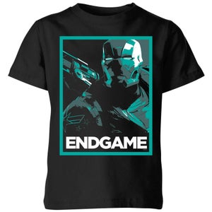 Avengers: Endgame War Machine Poster kinder t-shirt - Zwart