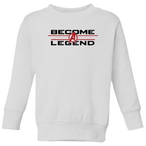 Avengers Endgame Become A Legend Kids' Sweatshirt - White