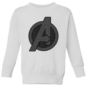 Felpa Avengers Endgame Iconic Logo - Bianco - Bambini