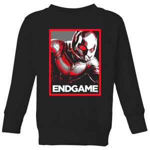 Avengers Endgame Ant-Man Poster Kids' Sweatshirt - Black