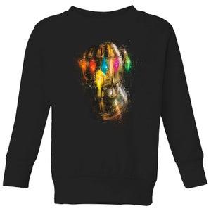 Sweat-shirt Avengers Endgame Infinity Gauntlet Warlord - Enfant - Noir