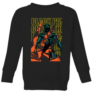 Marvel Avengers Black Panther Collage Kids' Sweatshirt - Black