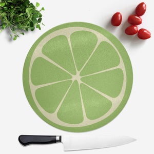 Lime Round Chopping Board