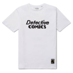 80 ans de Batman - T-shirt Detective Comics - Blanc