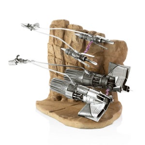 Diorama Module de course en étain Édition Limitée Star Wars - 26cm (500 exemplaires dans le monde) - Royal Selangor