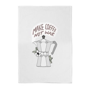 Barlena Make Coffee Not War Cotton Tea Towel