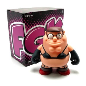 Kidrobot Family Guy Intimate Peter Black Figure 7 inch