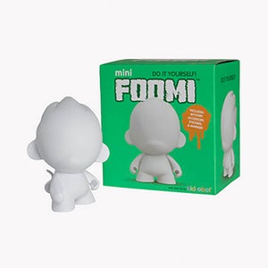 Kidrobot MUNNY FOOMI Blank Art Toy 4 Inch Figure